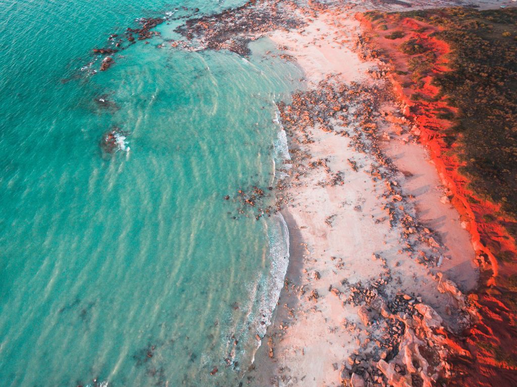 Gantheaume Point, Broome, Westaustralien von oben