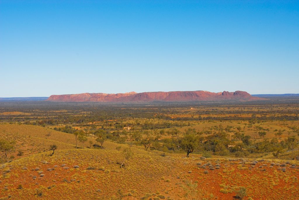 Fernblick Umgebung um Alice Springs