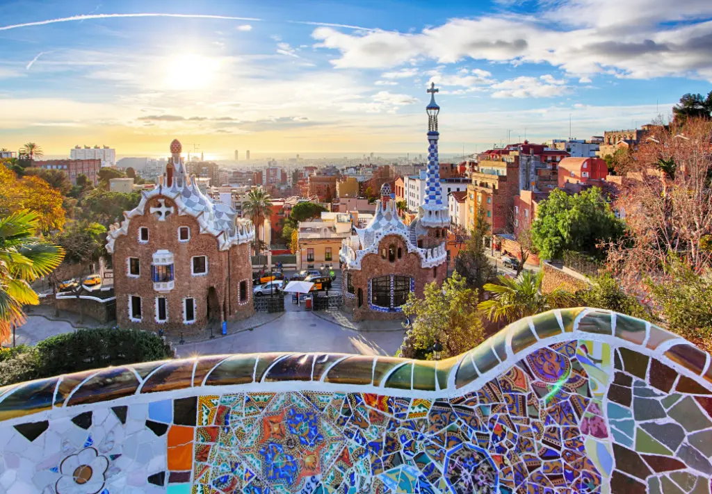Barcelona - Park Guell, Spanien