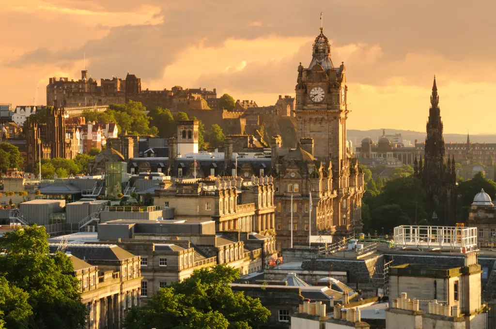 Stadtbild von Edinburgh