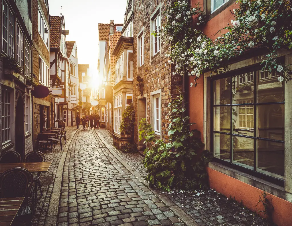 Gasse in Bremen