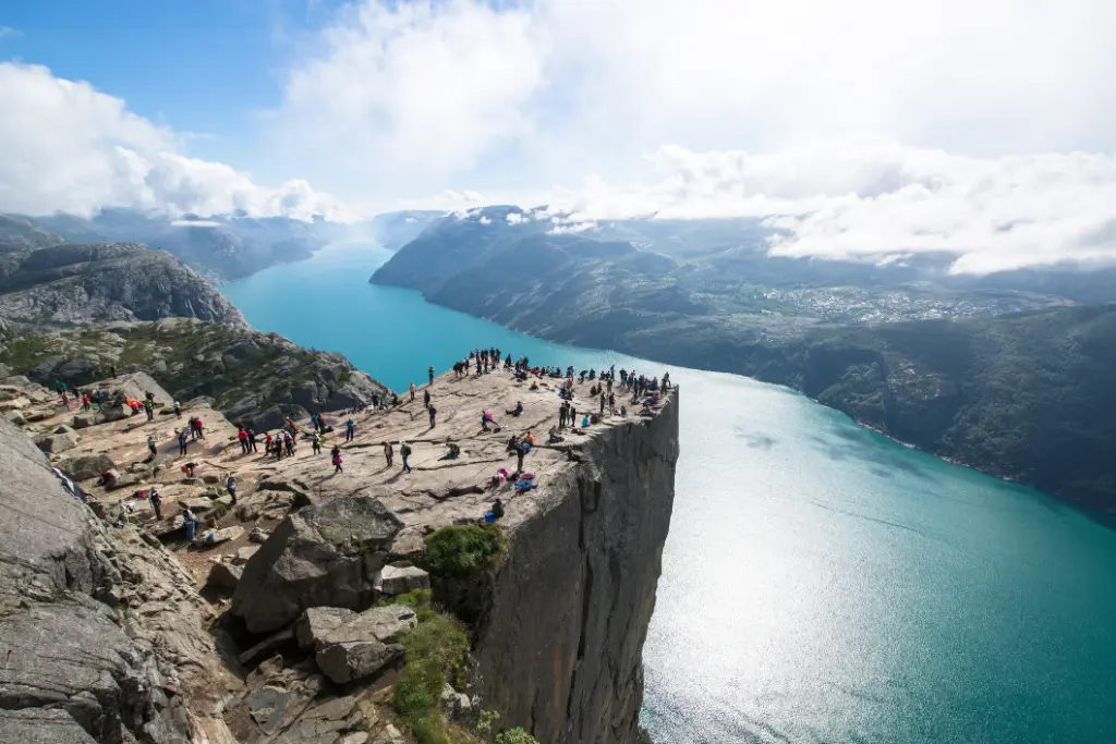 Preikestolen oder Kanzelfelsen, Norwegen